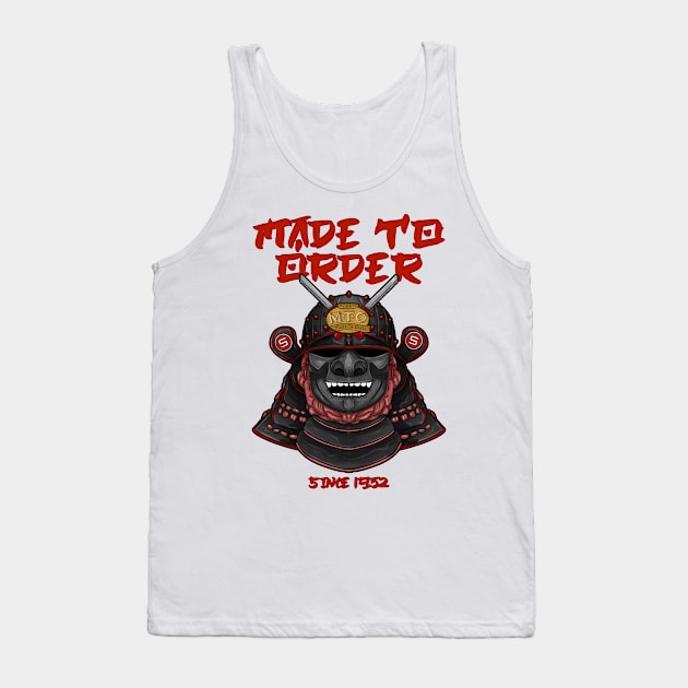 Samurai Helmet Made to Order since 1952! Tank Top by steviezee